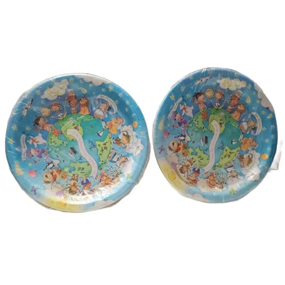 USA Hallmark Ambassador Paper Plates 2‑Pk, 8.75